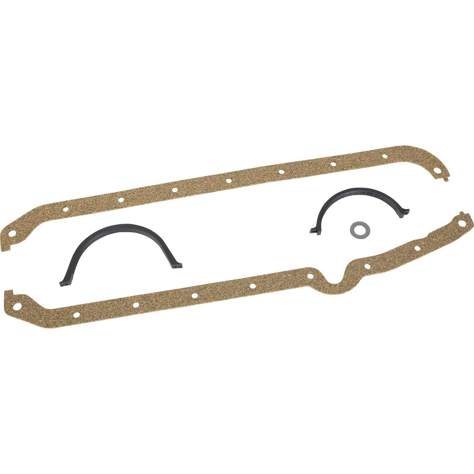 Speedway S/B Chevy Oil Pan Gaskets, Thin Seal, Left Side Dipstick