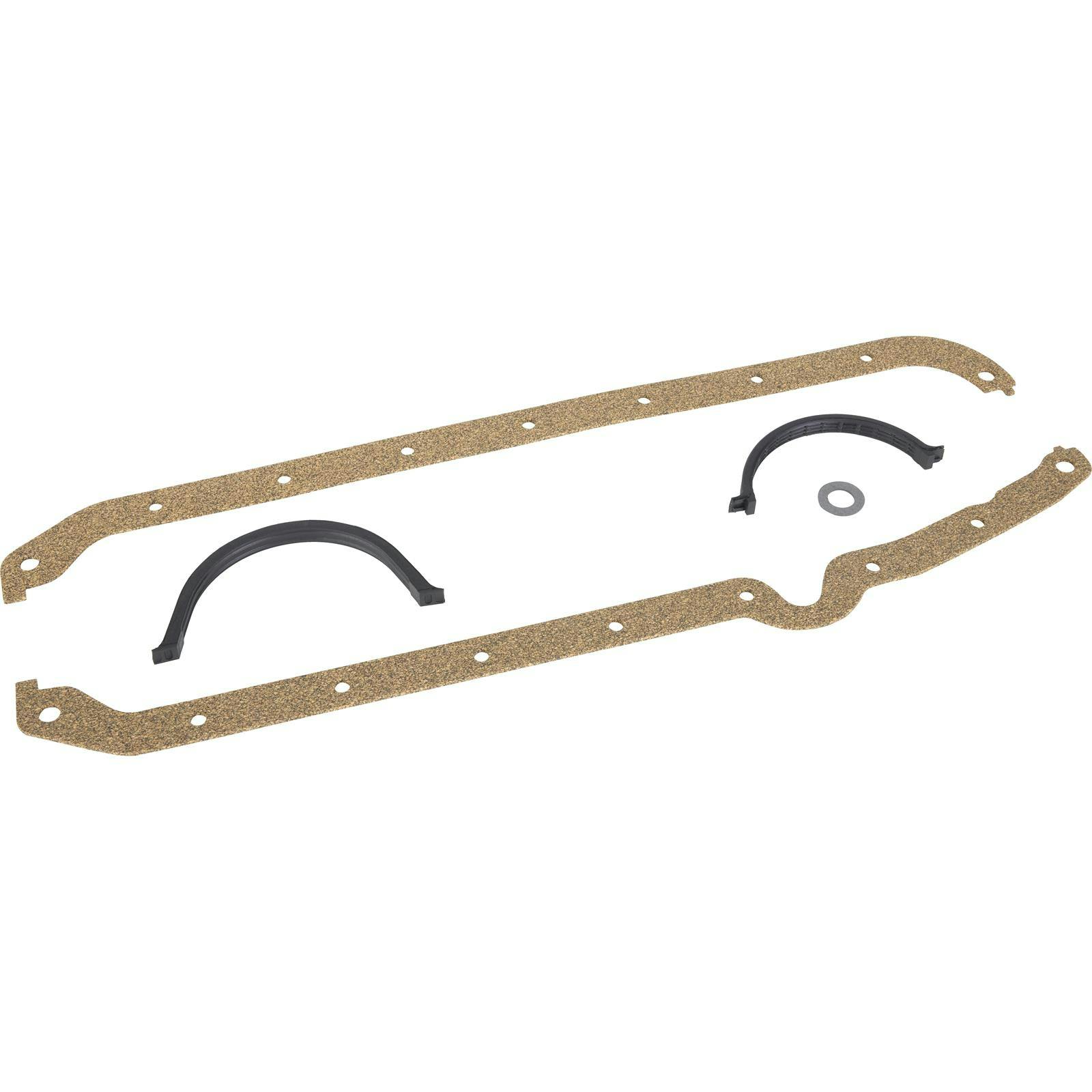 Speedway S/B Chevy Oil Pan Gaskets, Thin Seal, Left Side Dipstick