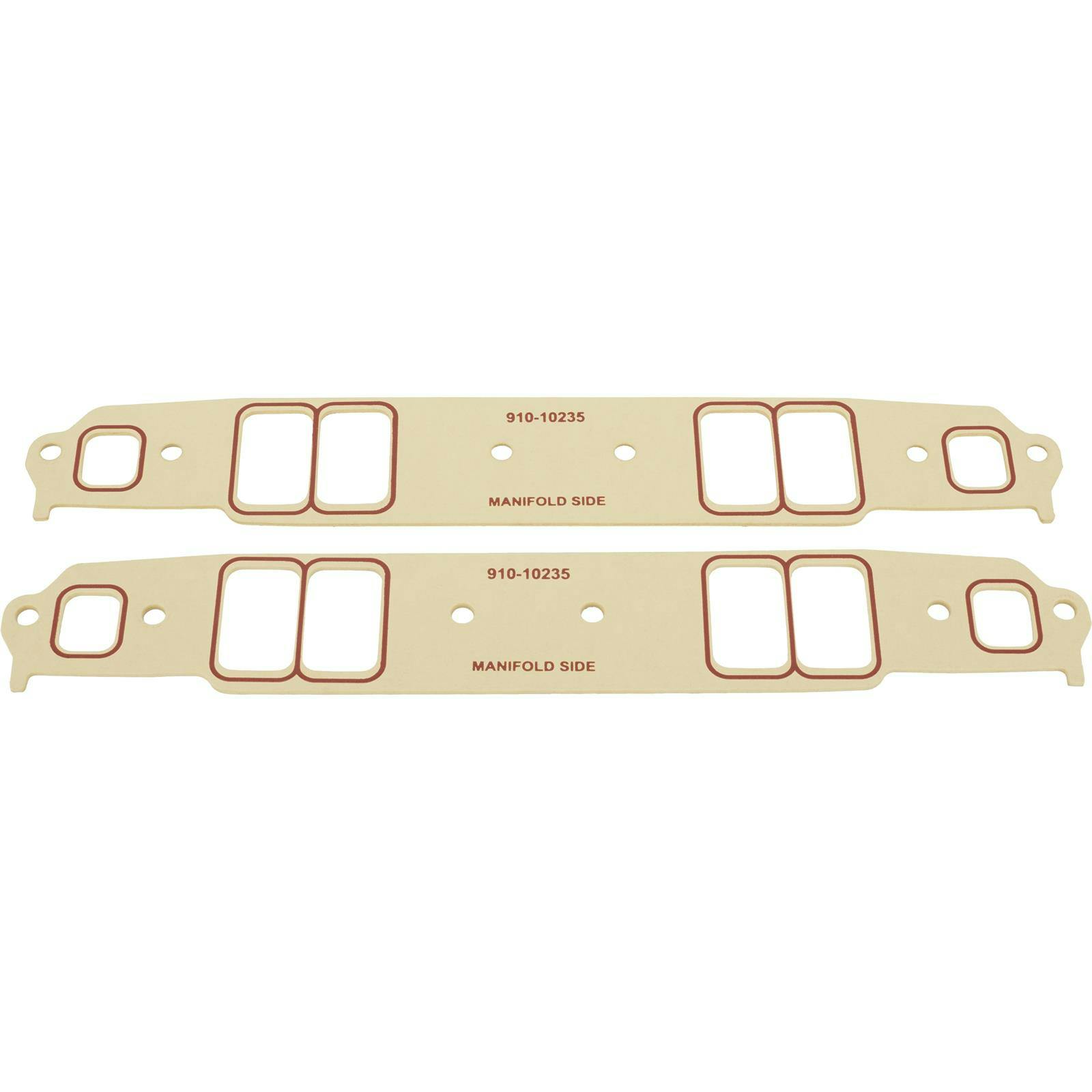 Speedway S/B Chevy Intake Gasket Set, 1206 Style, 1/8 Inch Thick