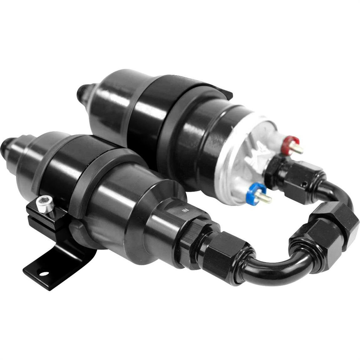 Electric Fuel Pump And Filter Kit, 90 PSI, 85 GPH, Black