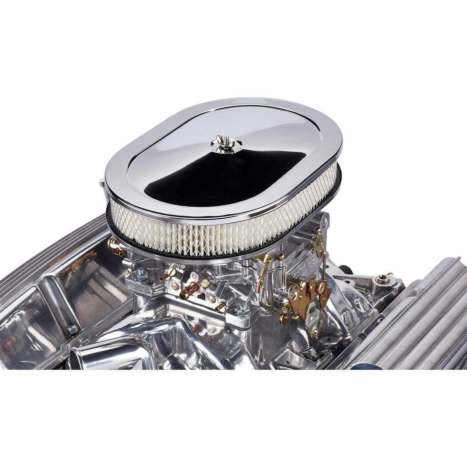 Speedway Chrome Oval Air Cleaner, 12 Inch