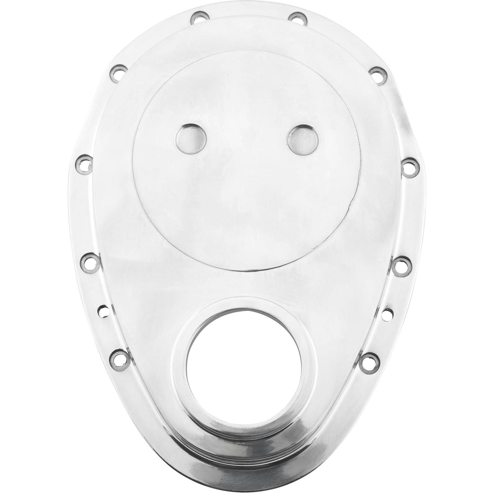 Billet-Style Small Block Chevy Aluminum Front Cover