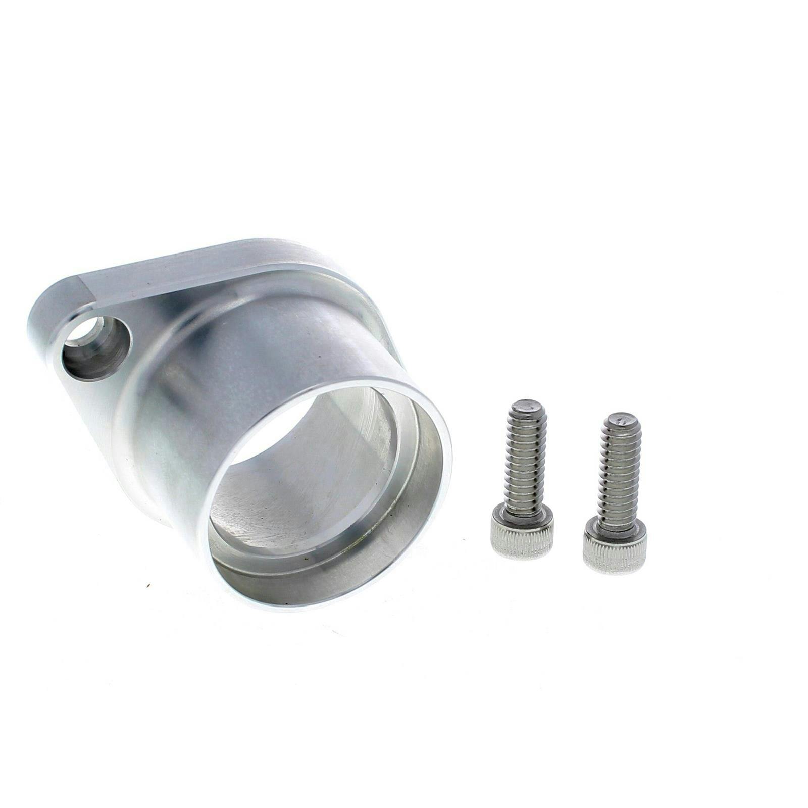 Bolt-On Oil Filler Cap Neck, Tall, Natural Finished Aluminum