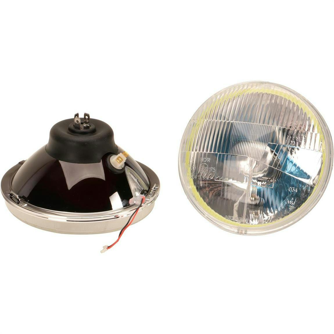 Delta 01-1189-50XH Classic 7 Inch Xenon Halo Headlights w/ Turn Signals