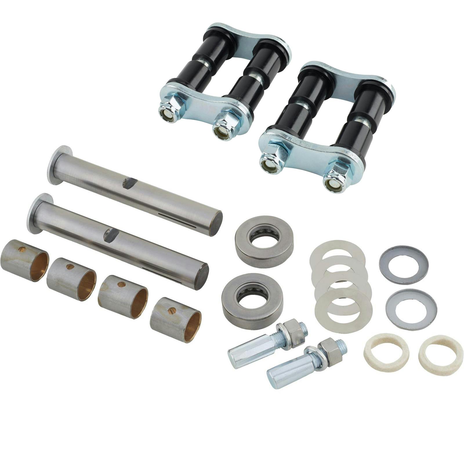 Standard 1937-41 Ford Spindle Kingpin Set & Leaf Spring Shackles