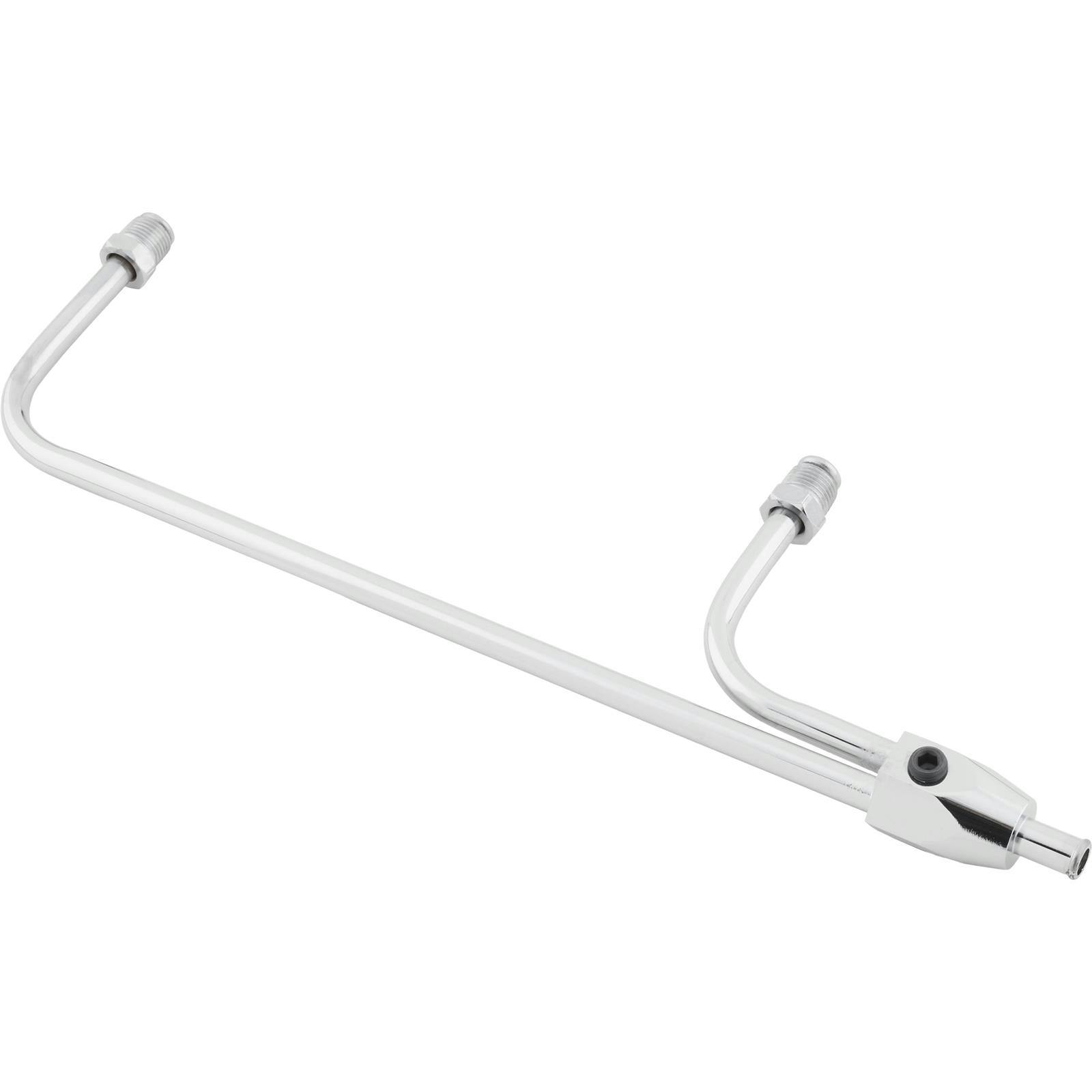 Holley 4150 Double Pumper Chrome Dual-Feed Fuel Line