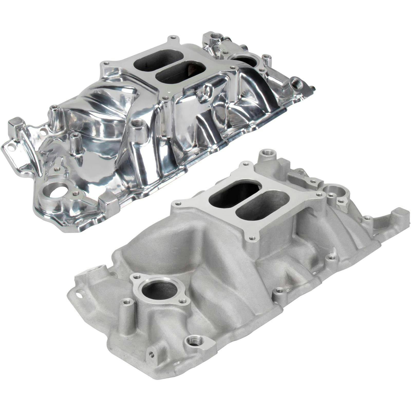 1957-86 SBC Chevy Intake Manifold, Dual Plane, High Rise, RPM, 350