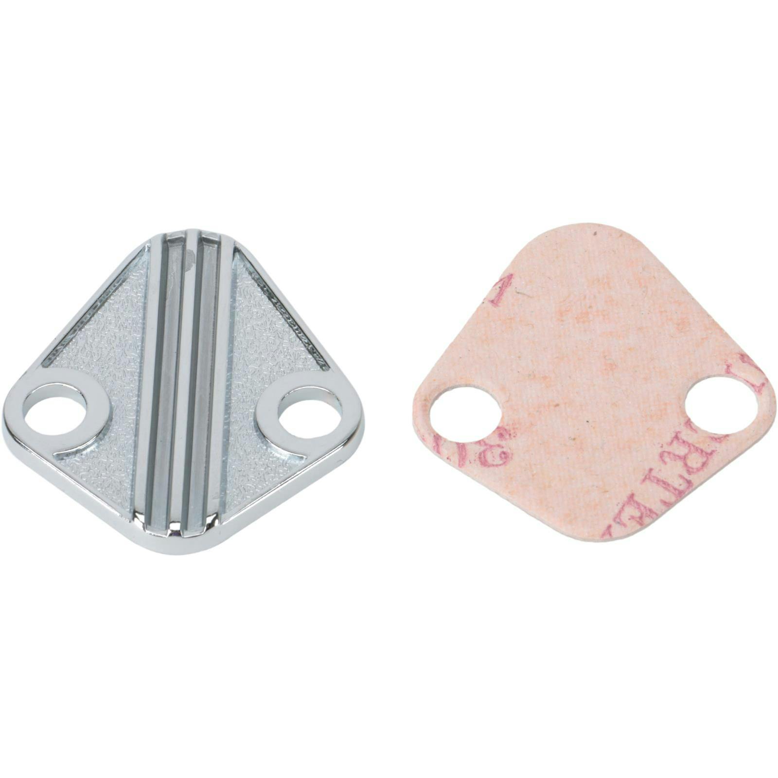 Chrome B/B Chevy Fuel Pump Blockoff