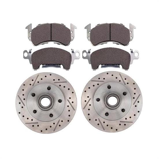 Stage 1.5 Disc Brake Upgrade Kit for 1970-78 GM, Hawk HPplus Pads
