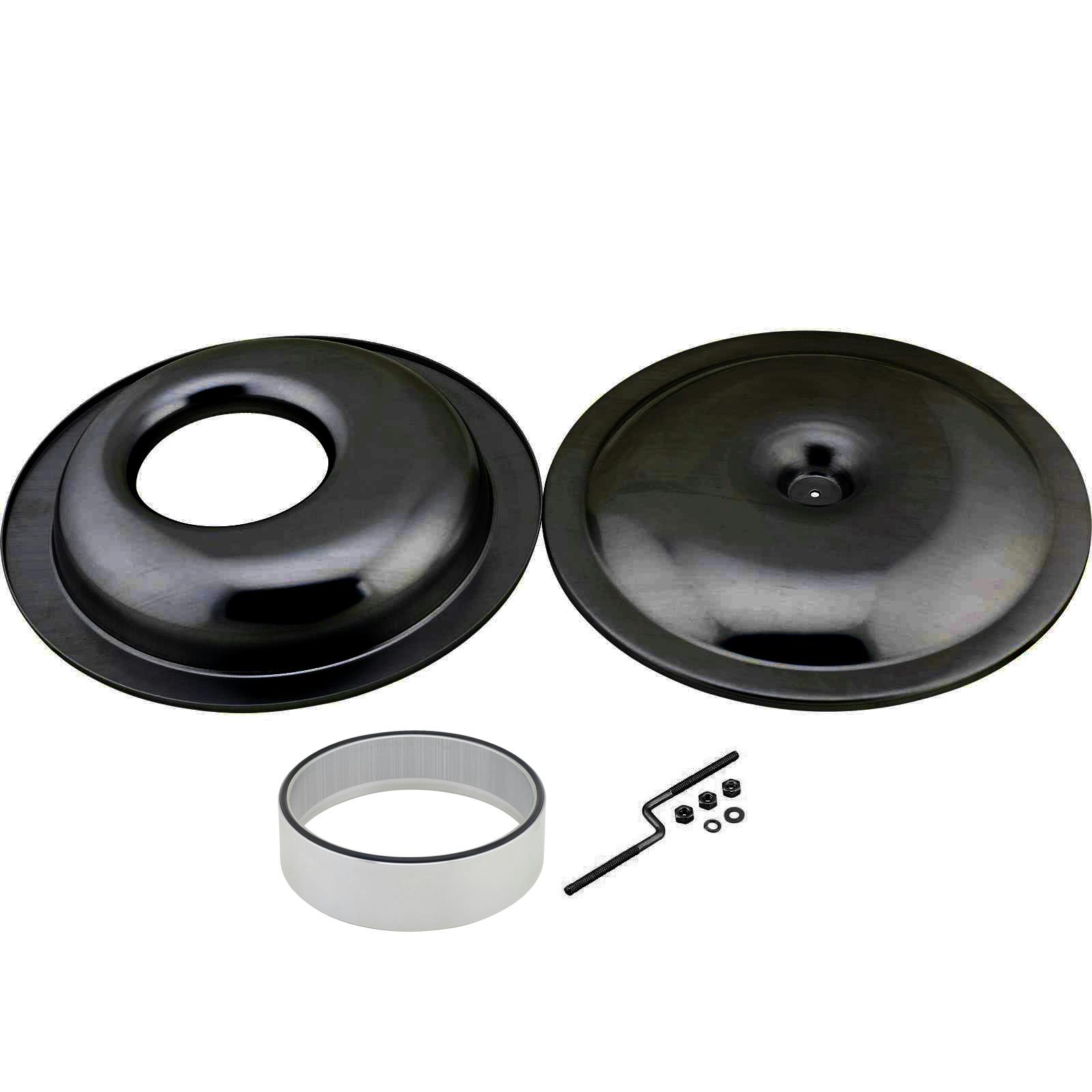14 Inch Offset Sure Seal Air Cleaner Housing Only, Black