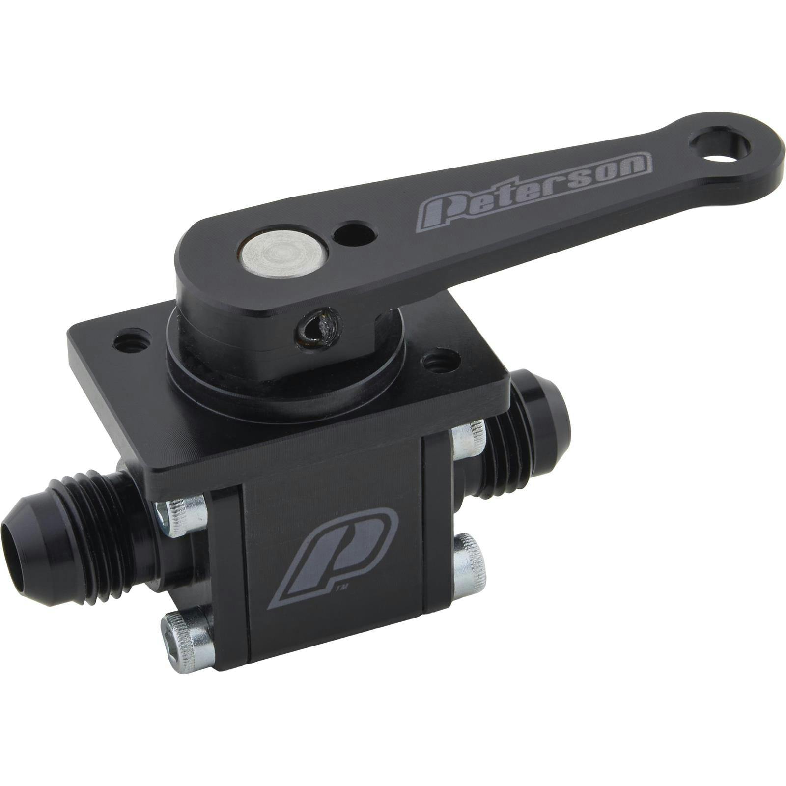 Peterson Fluid Systems 09-0910 Panel Mount Fuel Shut Off Valve, AN6