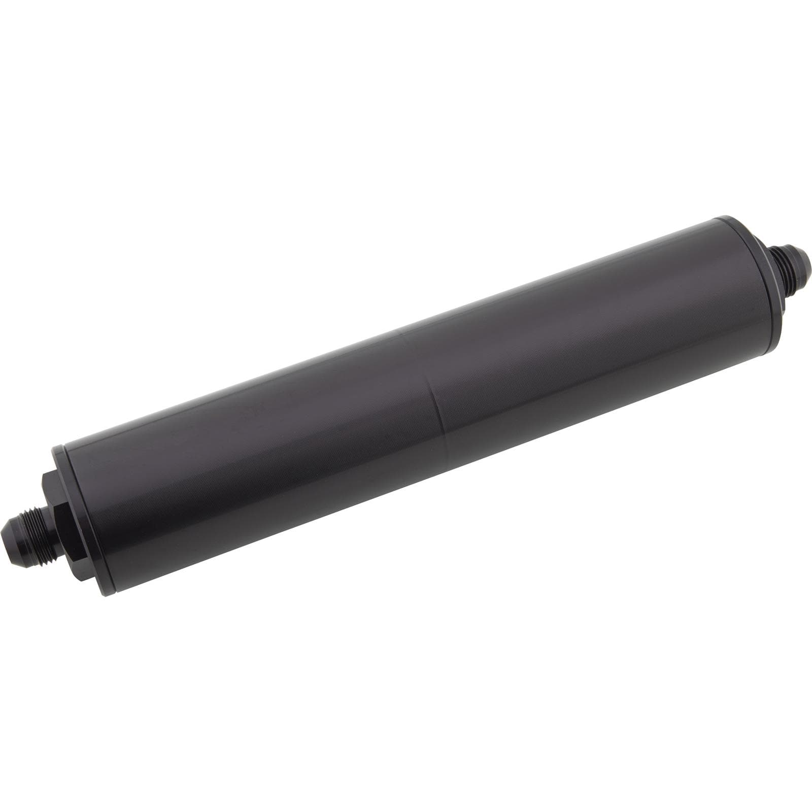Black 10 Inch Aluminum High Flow Fuel Filter, Stainless Element