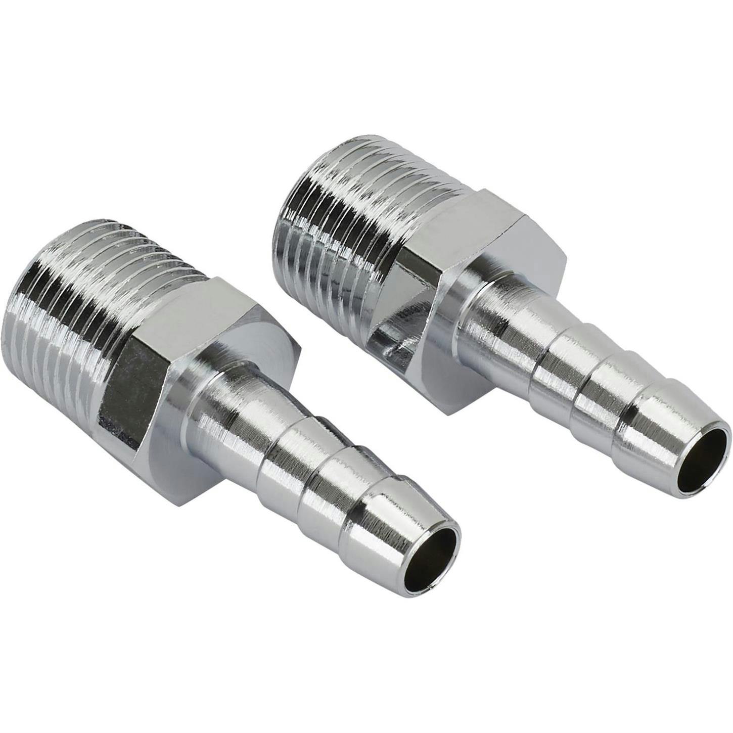 3/8 NPT Male to 5/16 Inch Hose Barb Adapters