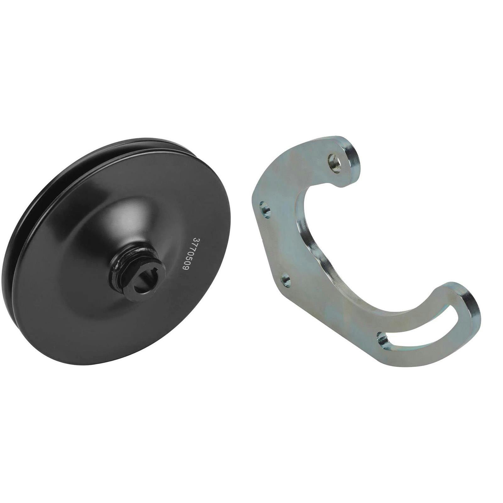 Small Block Chevy Power Steering Bracket and Single Groove Pulley