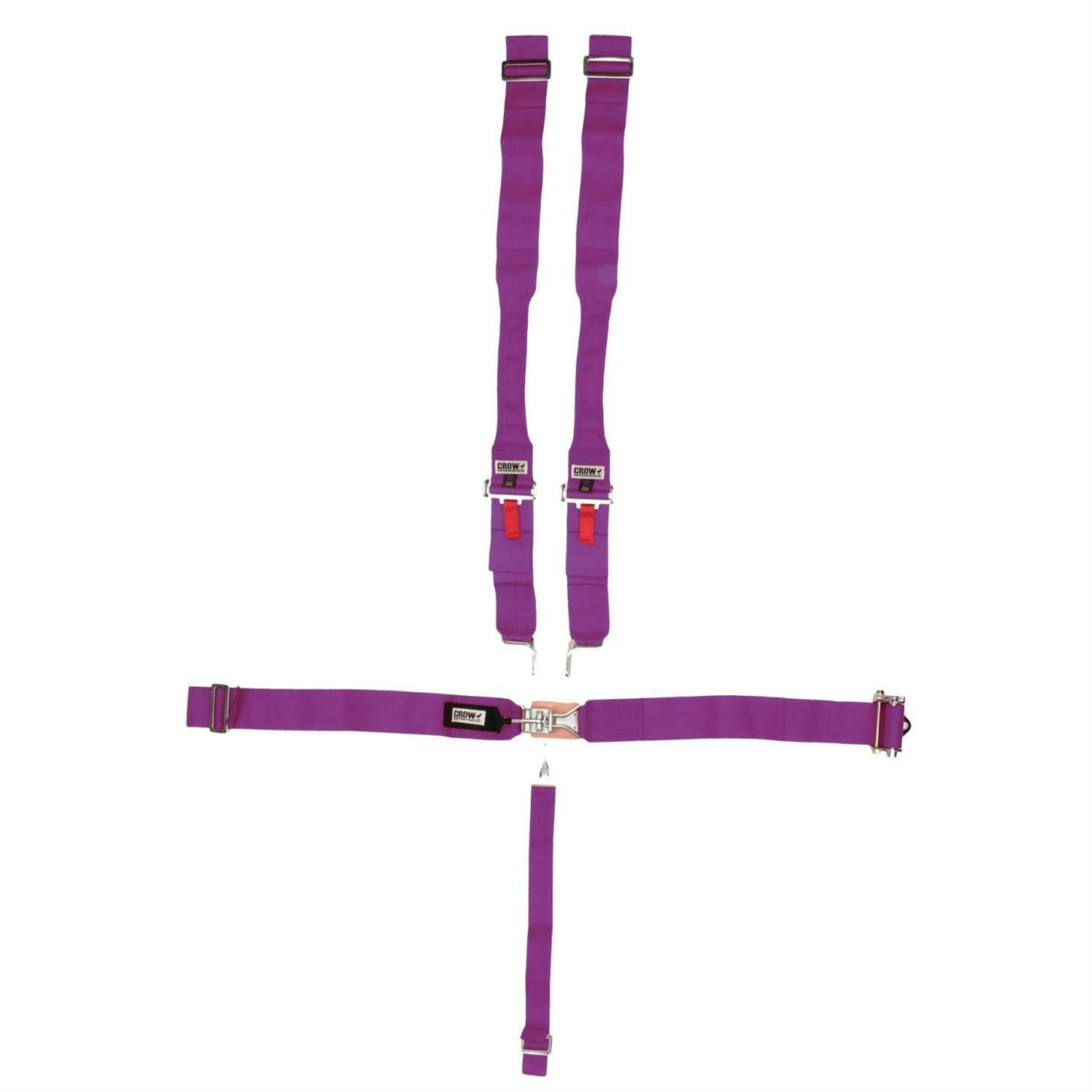 Crow SFI 16.1 5-Point Ratchet Latch & Link Racing Harnesses