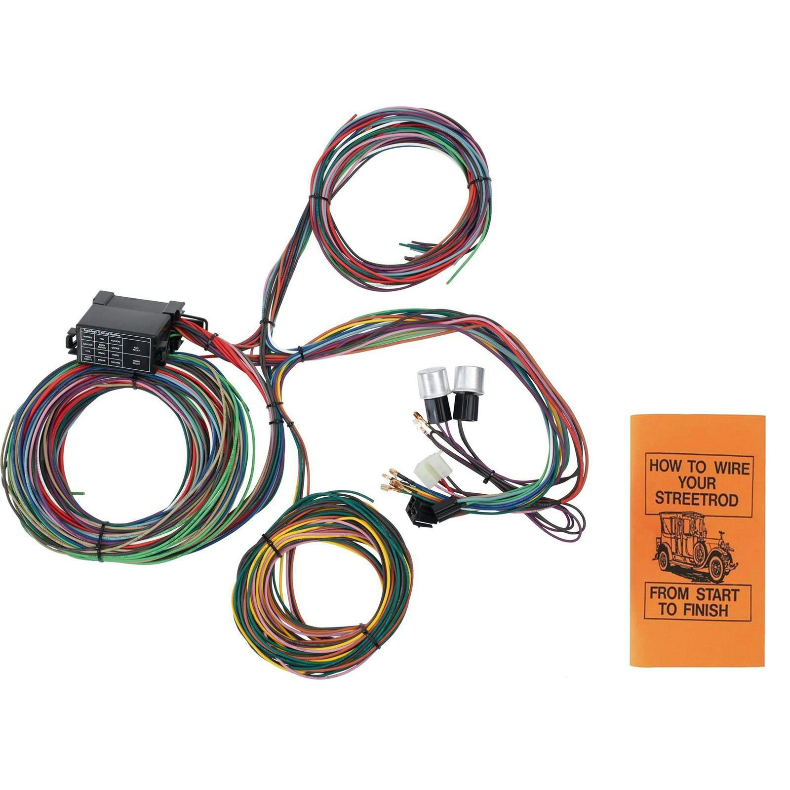 12-Circuit Universal Automotive Wiring Harness & How to Book