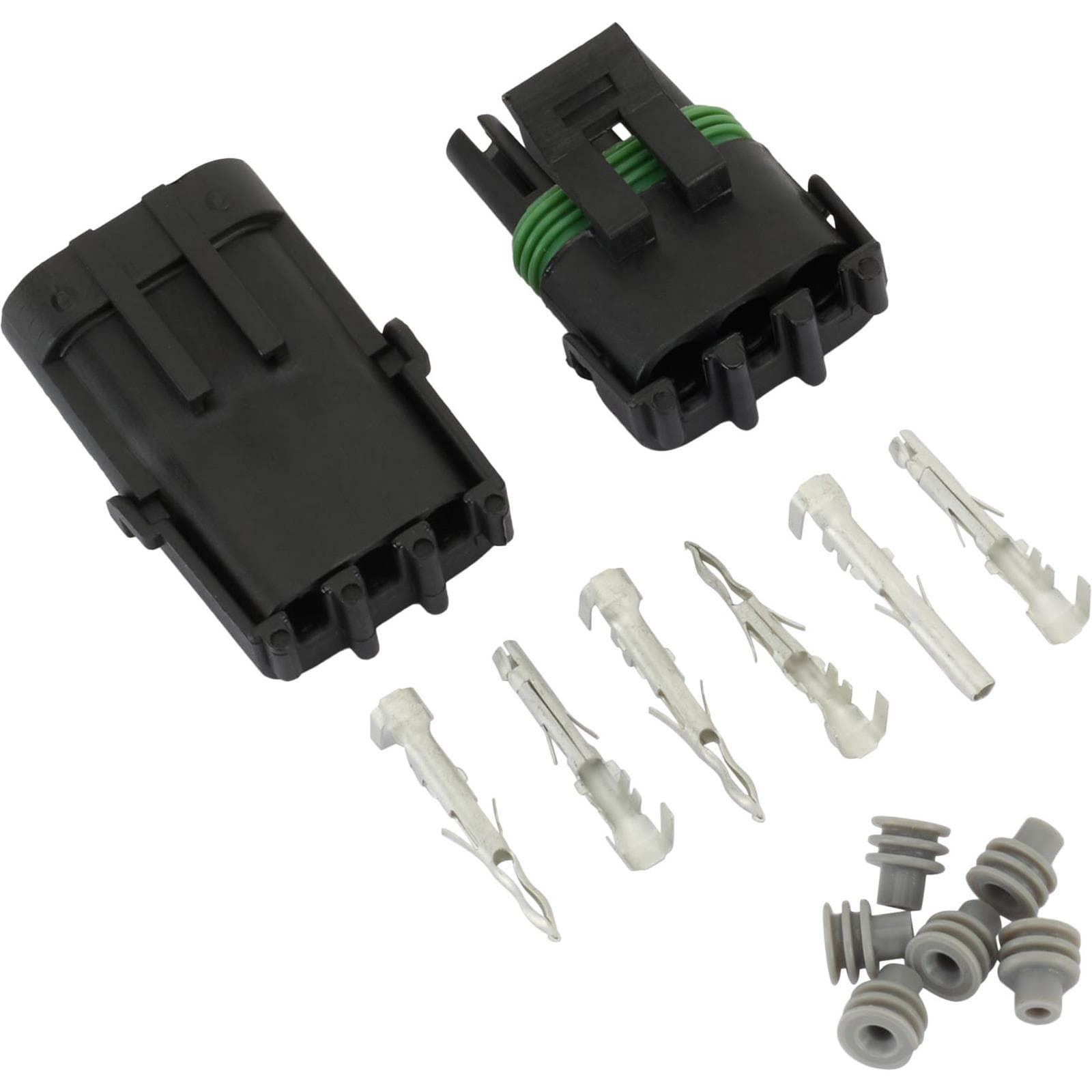 Speedway 70403 Three Wire Weatherpack Connectors, 14-16 Gauge