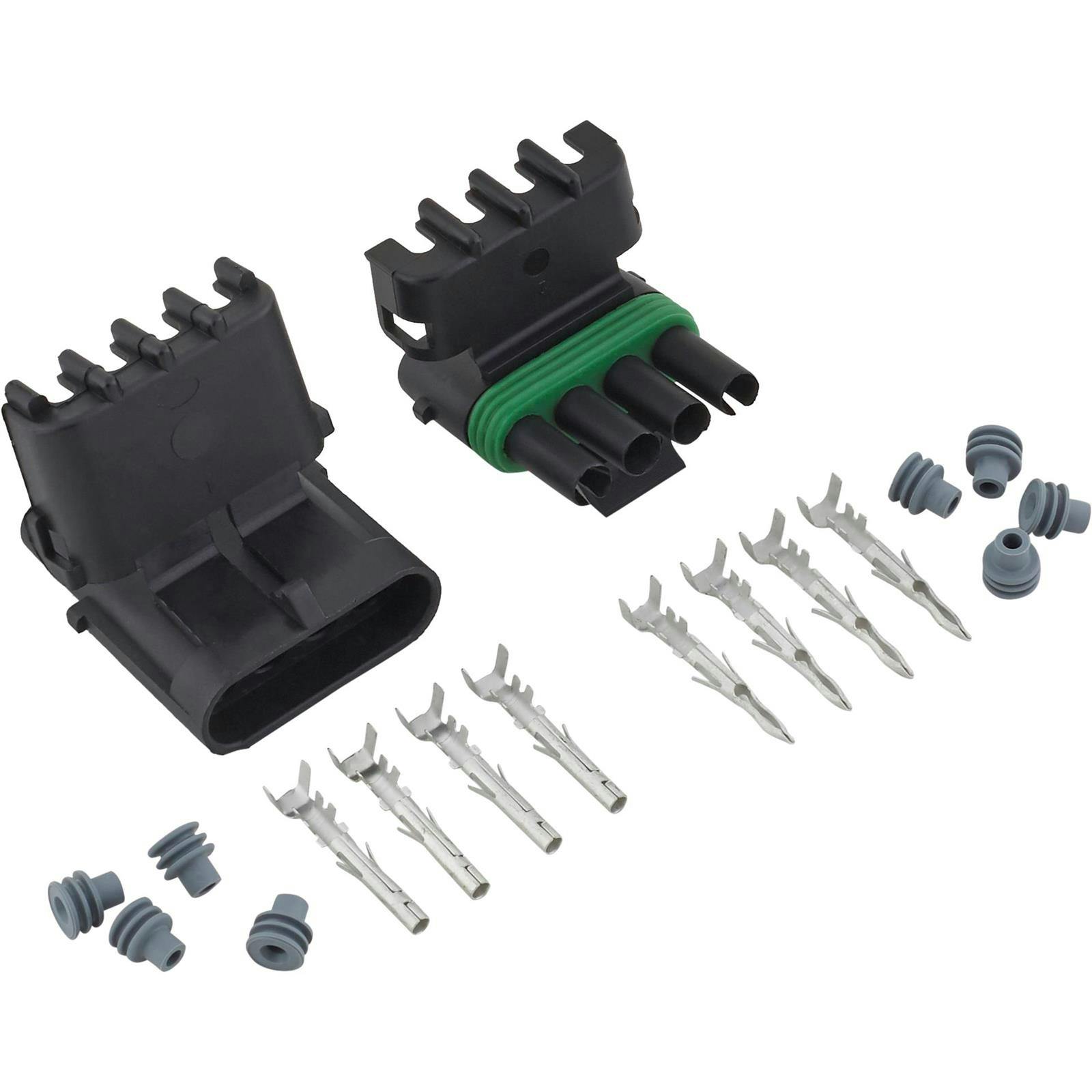 Four Wire Weatherpack Connectors, 14-16 Gauge