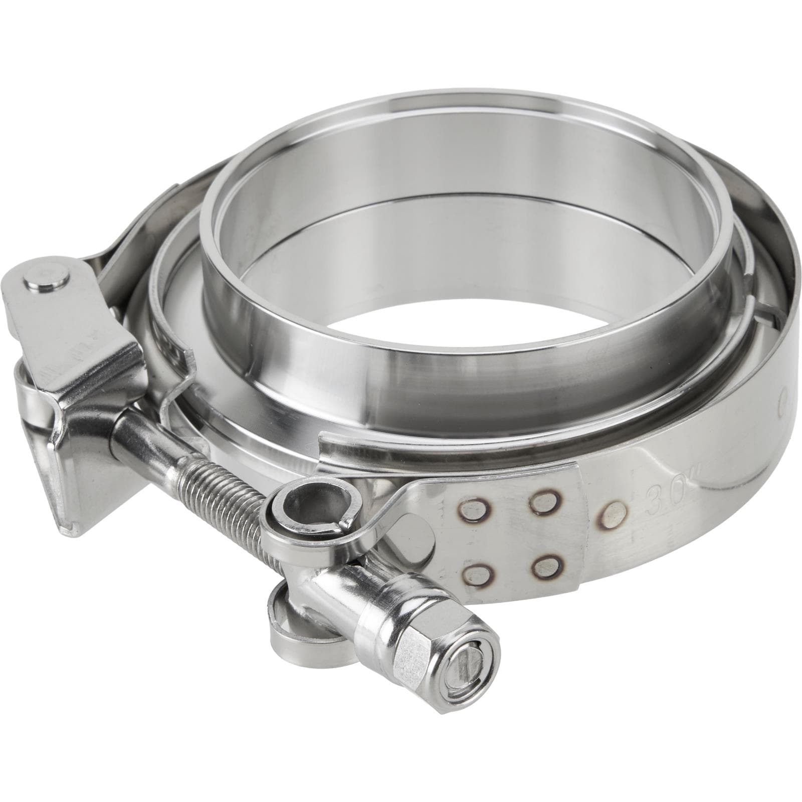 Quick Release V-Band Exhaust Clamp/Flange, Stainless, 3.00 Inch