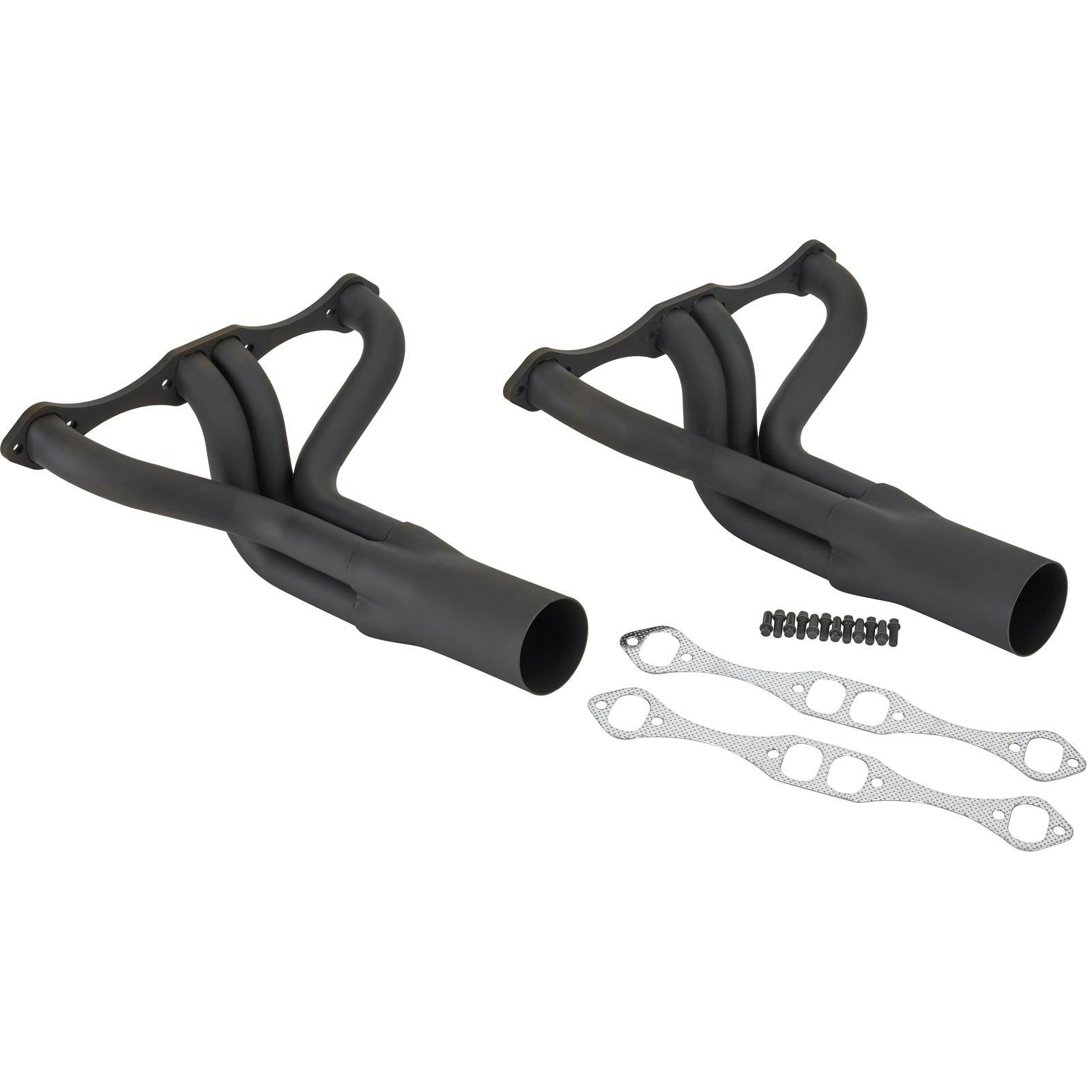 Speedway SBC Small Block Chevy IMCA Modified Headers, Raw Finish