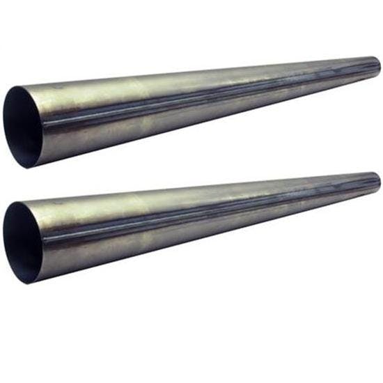 Plain Steel Exhaust Megaphones, 2 x 4 x 24 Inch