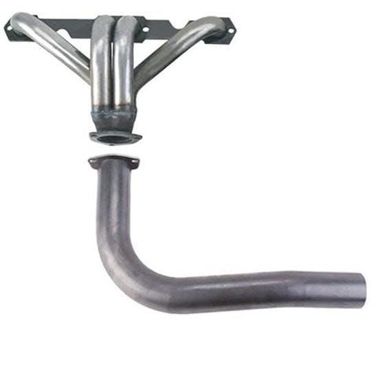 Tight-Tubes Block Hugger Header Extension Kit, Stainless Steel