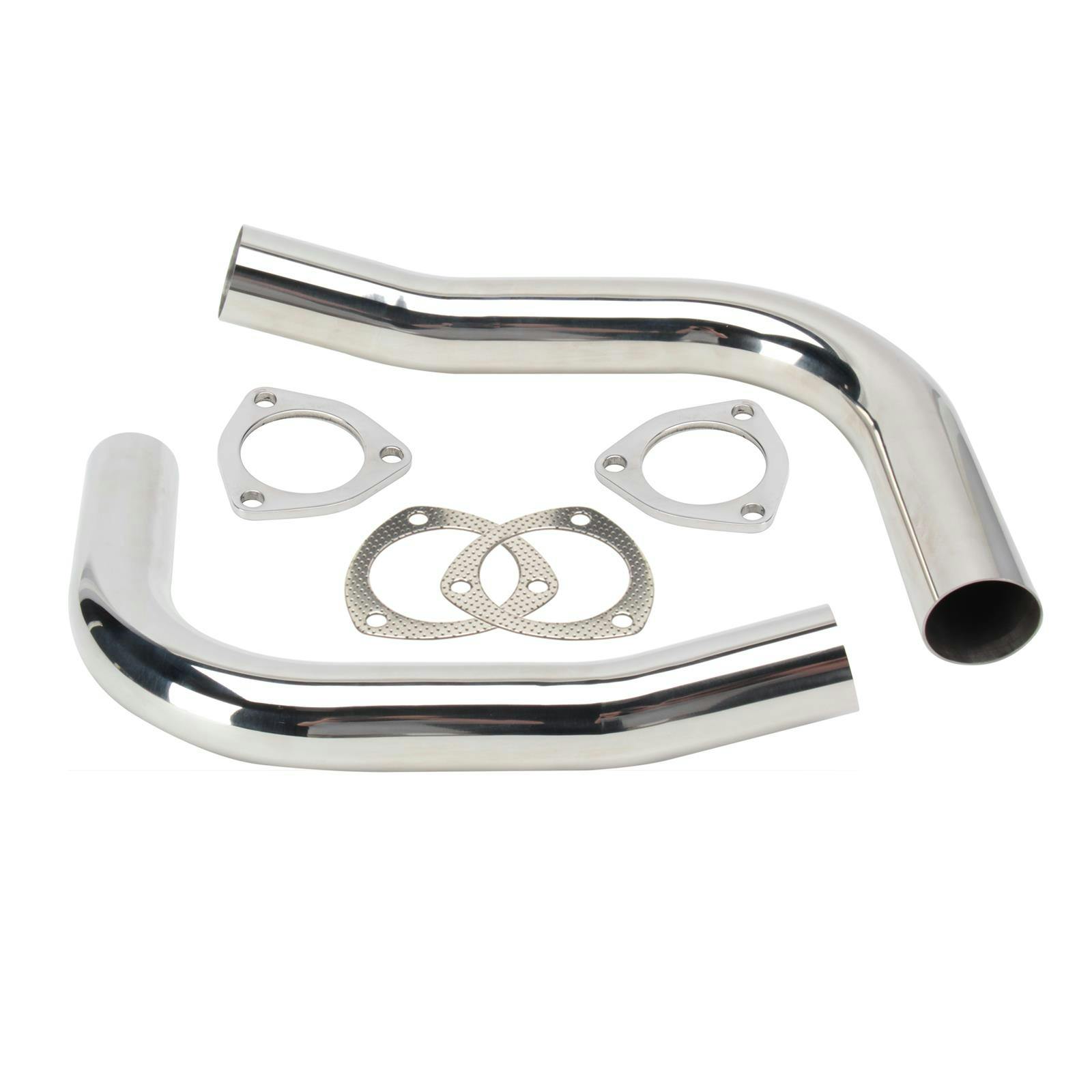 Stainless Steel Hugger Header Extension Kit, Polished