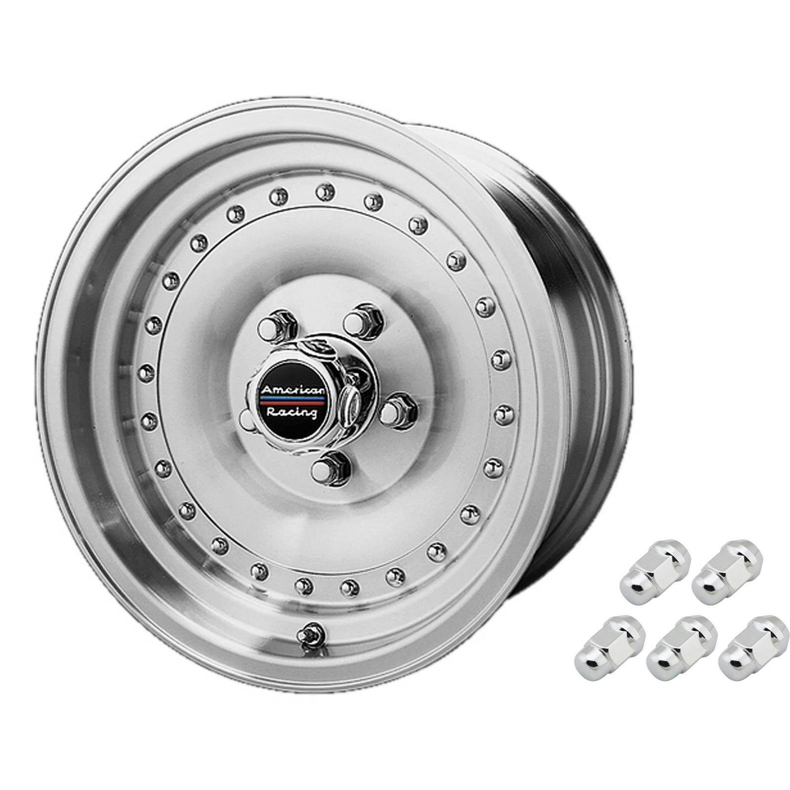 Outlaw Series Wheel, 15 x 7 and Chrome Acorn Nuts, 7/16