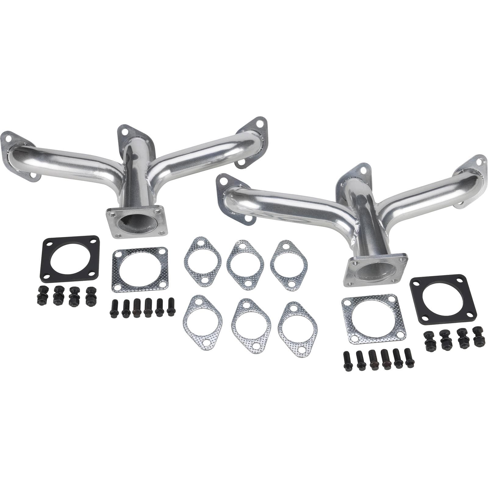 Speedway Ford Flathead V8 Center Dump Headers, AHC