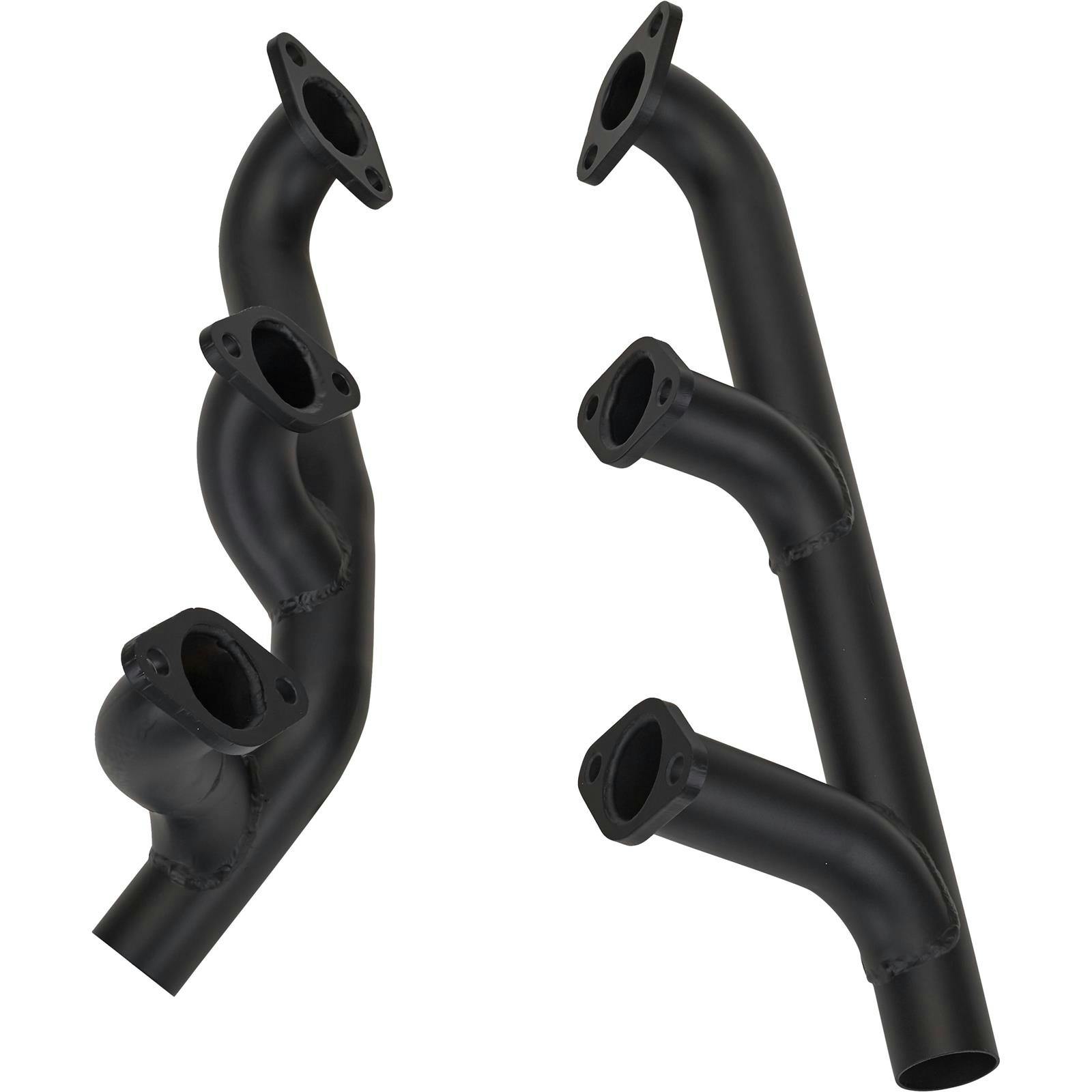 Speedway Economy Ford Flathead V8 Exhaust Headers, Raw Finish