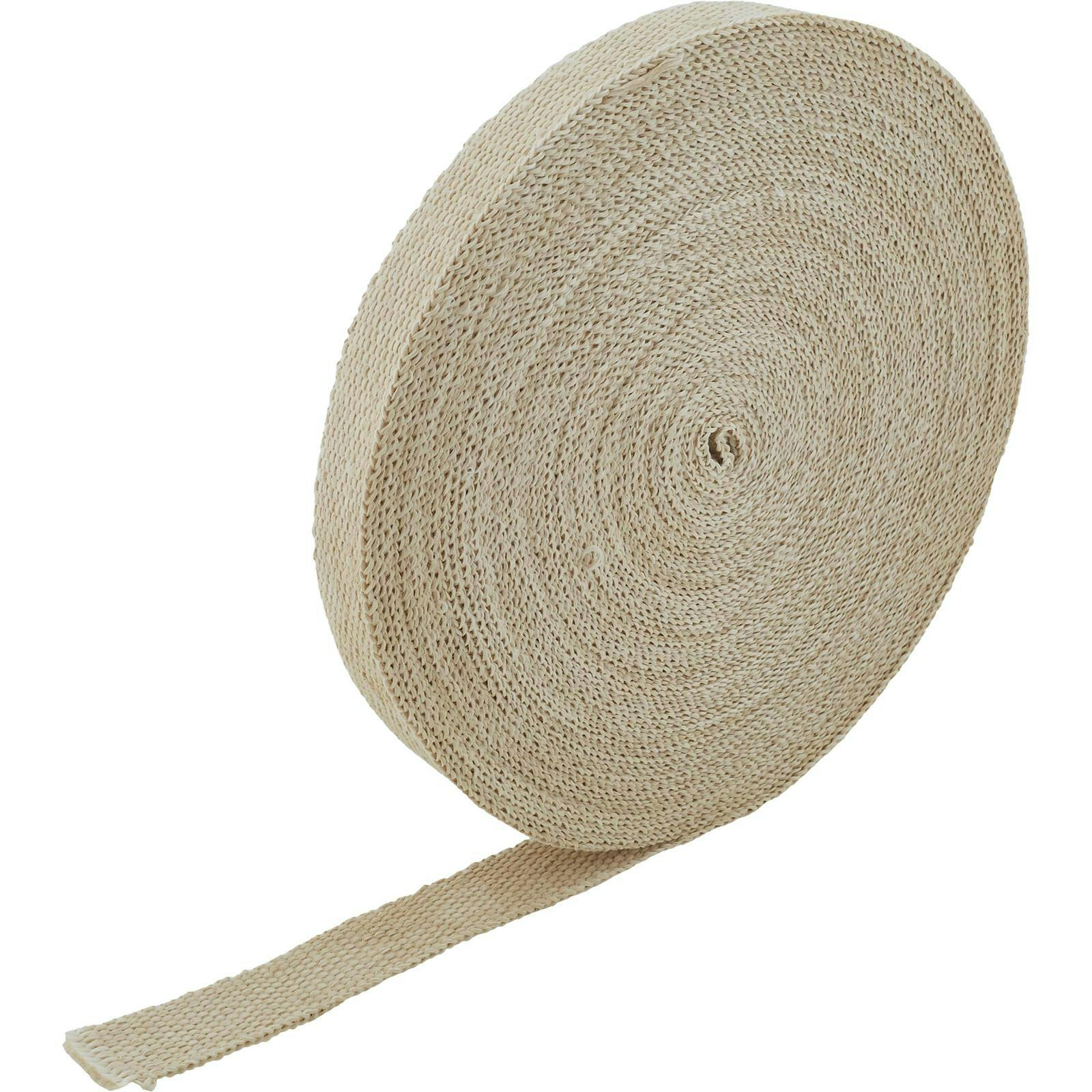 Speedway Header and Exhaust Wrap, 1 Inch x 100 Ft, Natural Color