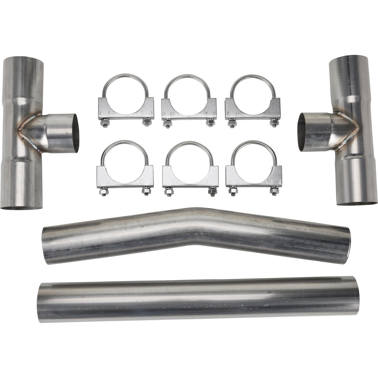 Universal Dual Exhaust H-Pipe Balance Tube Kit, 3 Inch