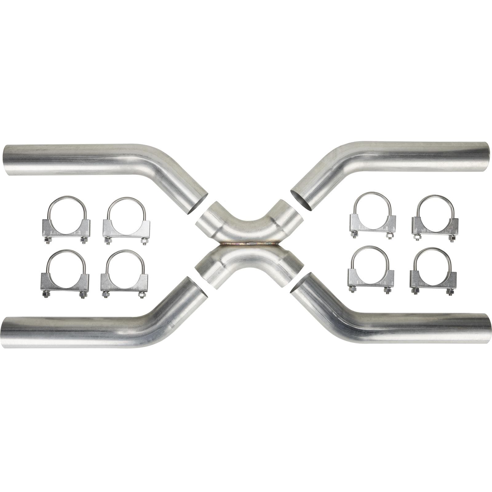 Universal Mandrel X-Pipe Balance Tube Kit, 3-inch, Stainless