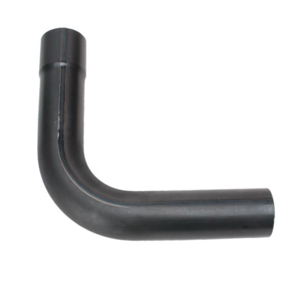 Mild Steel Exhaust Pipe Mandrel Bend, 90 Degree, 2-1/4 Inch