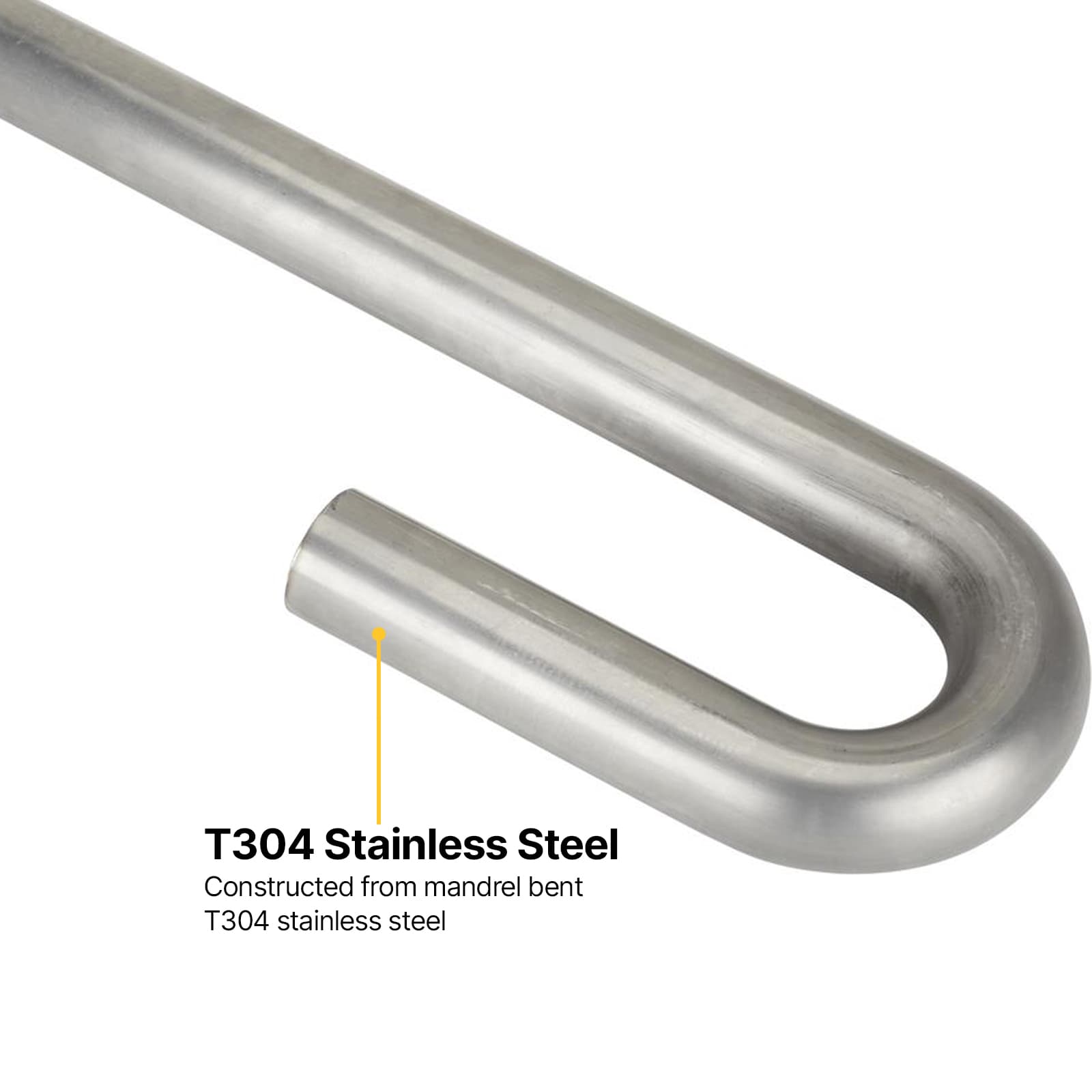 Stainless Steel Combo Exhaust Bend, 1-3/4 Inch