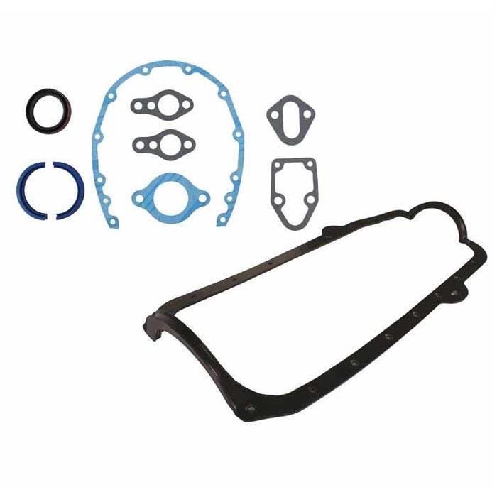 1975-85 One-Piece SBC Oil Pan Gasket & Timing Cover Gasket