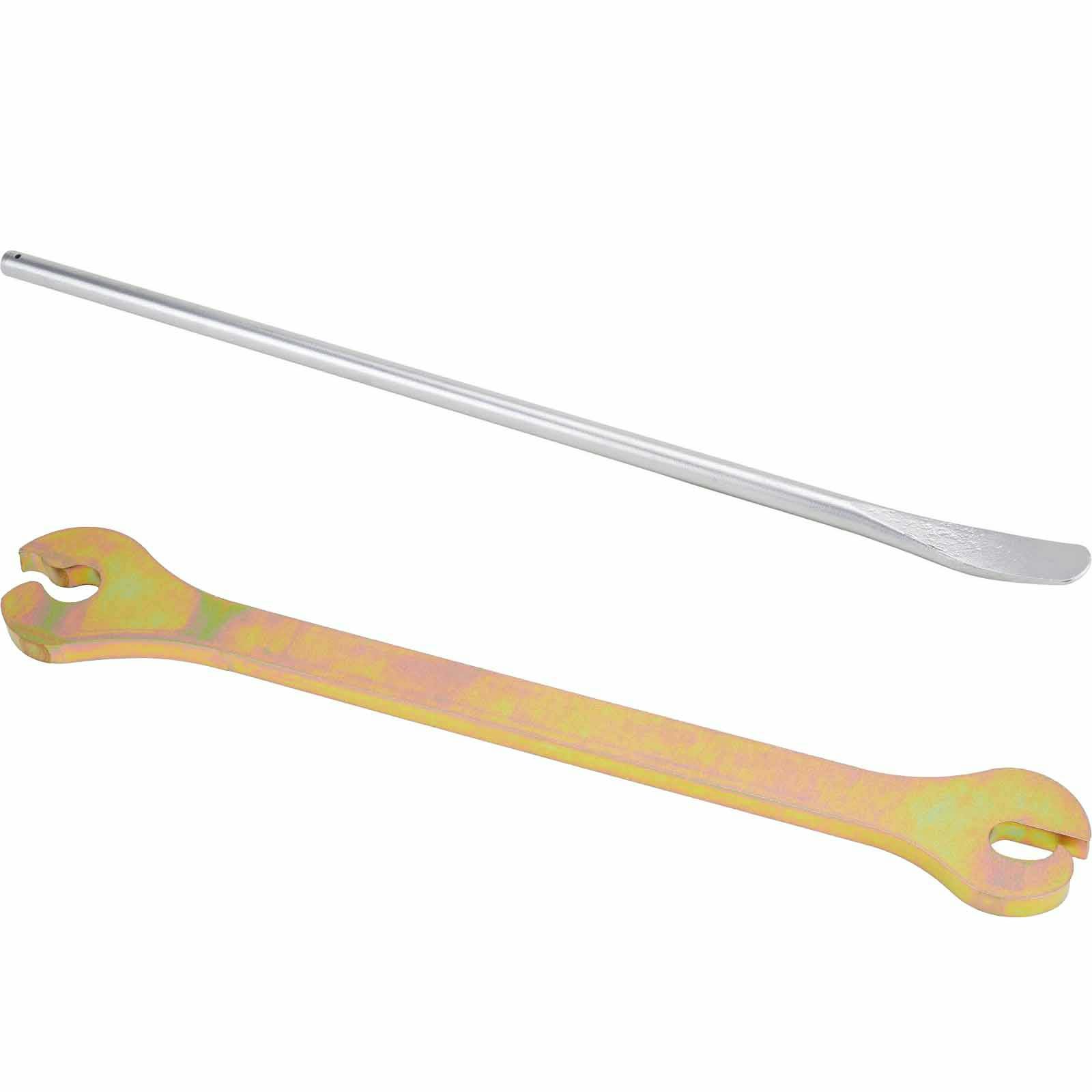 Steel Wheel Rim Repair Wrench and 30 Inch Tire Spoon Tools