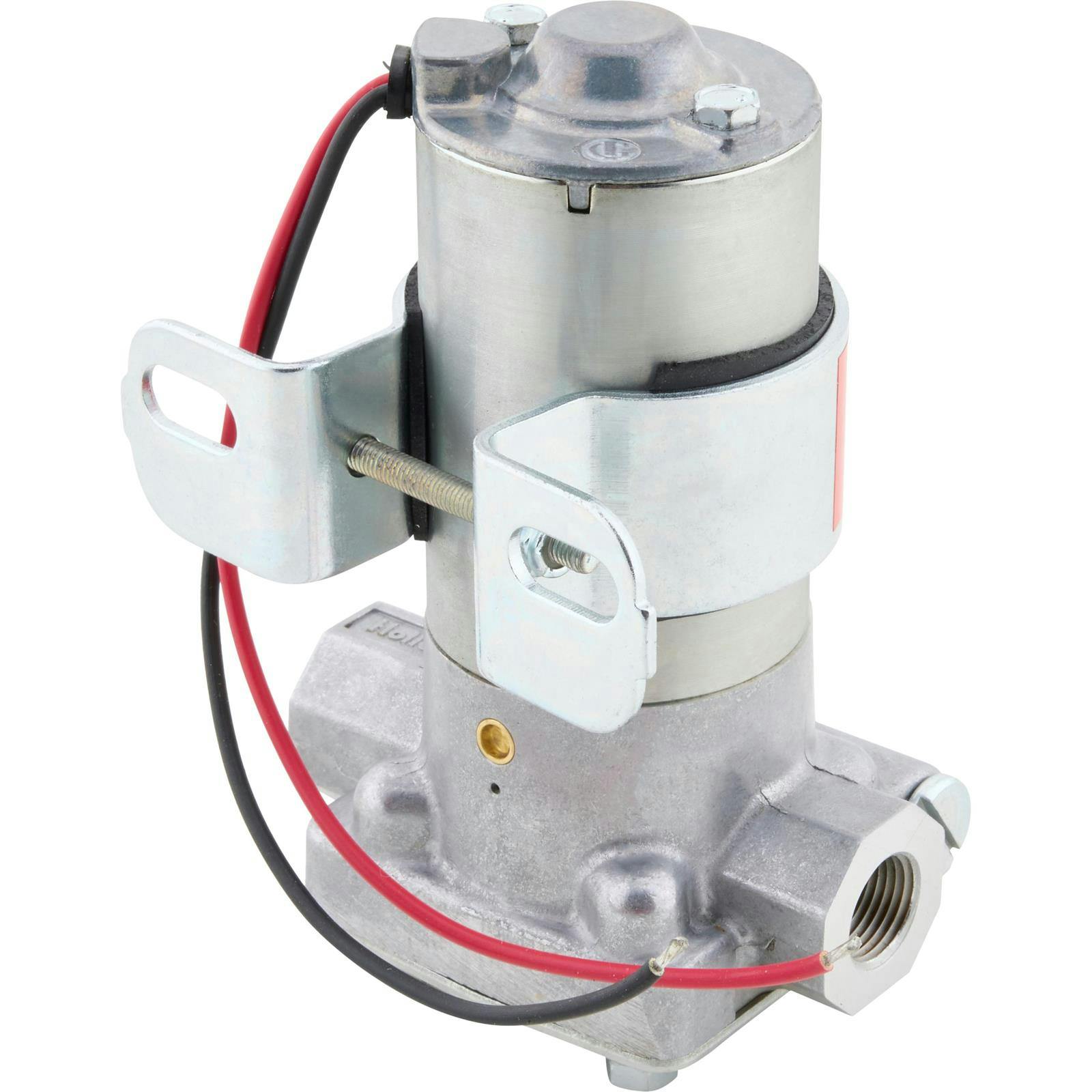 97 GPH Red Electric Fuel Pump and 3/8 NPT to 3/8 Hose Barbs