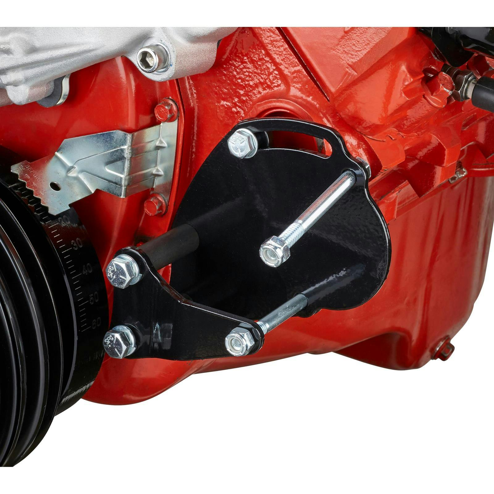 High-Flow Aluminum Power Steering Pump, Pulley & Bracket