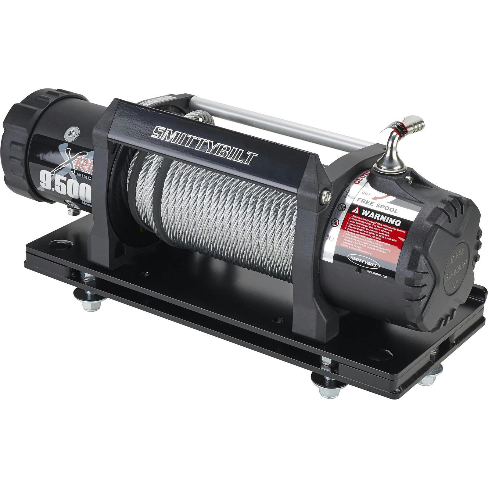 Smittybilt 97495 XRC-9.5K Gen2 Winch With Detachable Floor Mount