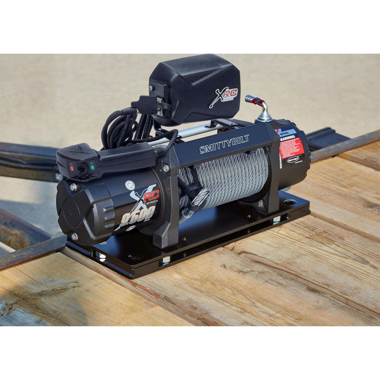Detachable Winch Mount For Trailer Floor