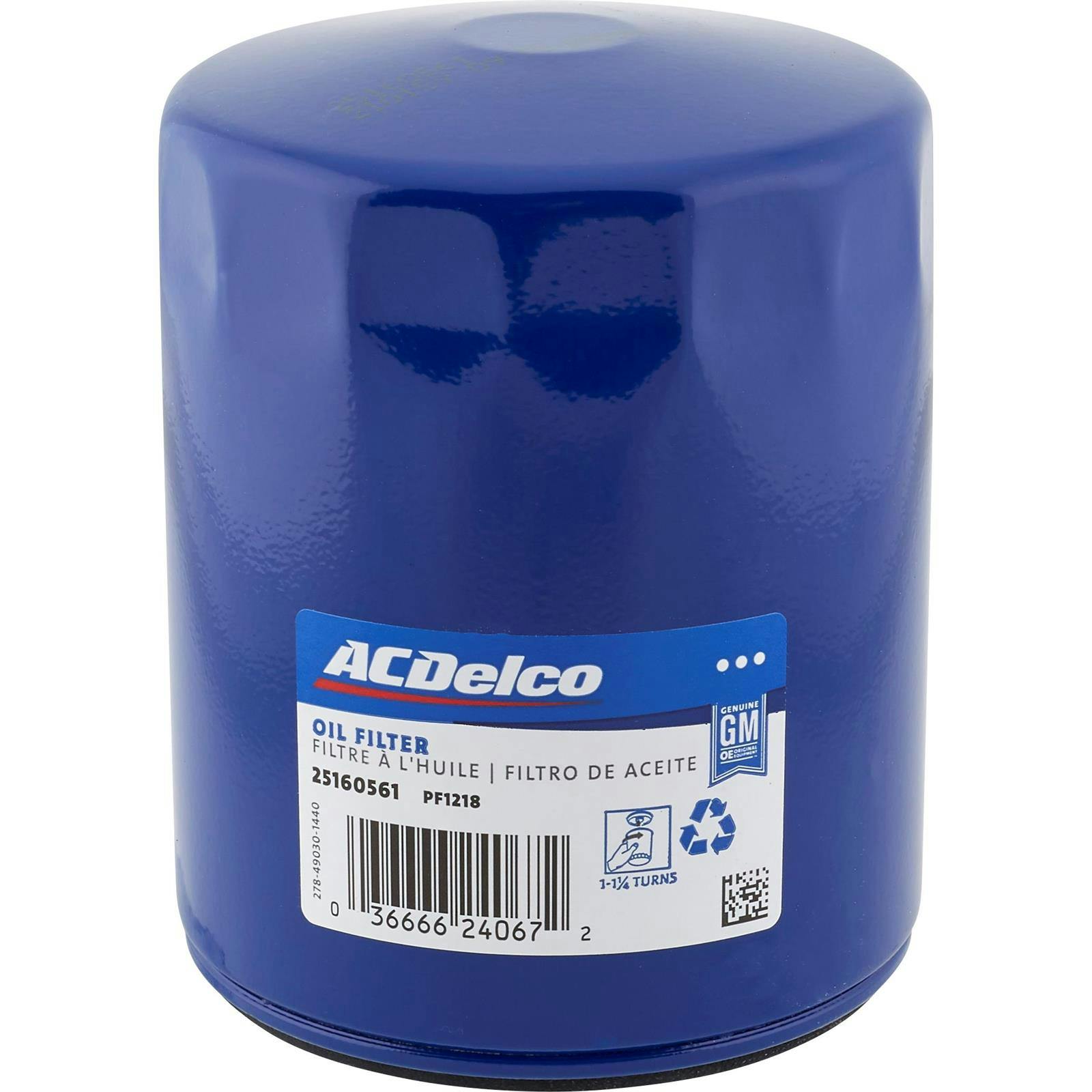 AC Delco PF1218 Duraguard Engine Oil Filter, Chevy