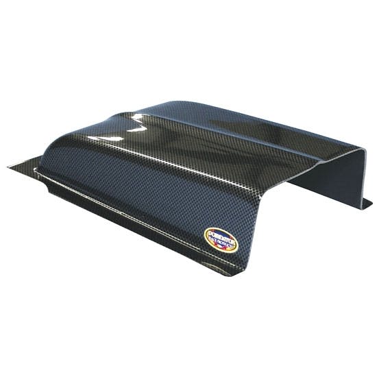 Dominator DOM-560-CF Carbon Fiber Look Oil Cooler Air Scoop, 7x11