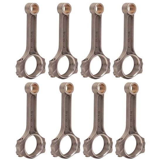 Scat 26000716 Small Block Chevy 4340 I-Beam Rods, 6.0 Inch, Bushed Pin