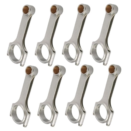 Scat 6600021 Small Block Chevy Forged H-Beam Rods, 6.0 Inch