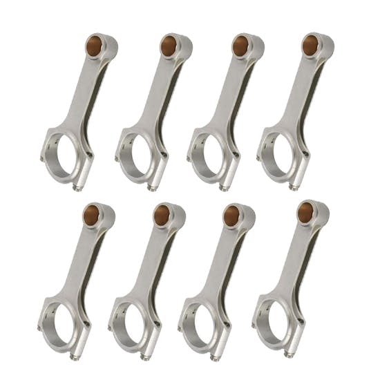 Scat 2-350-5700-2100-QL Q-Lite S/B Chevy Forged H-Beam Rods, 5.7 Inch