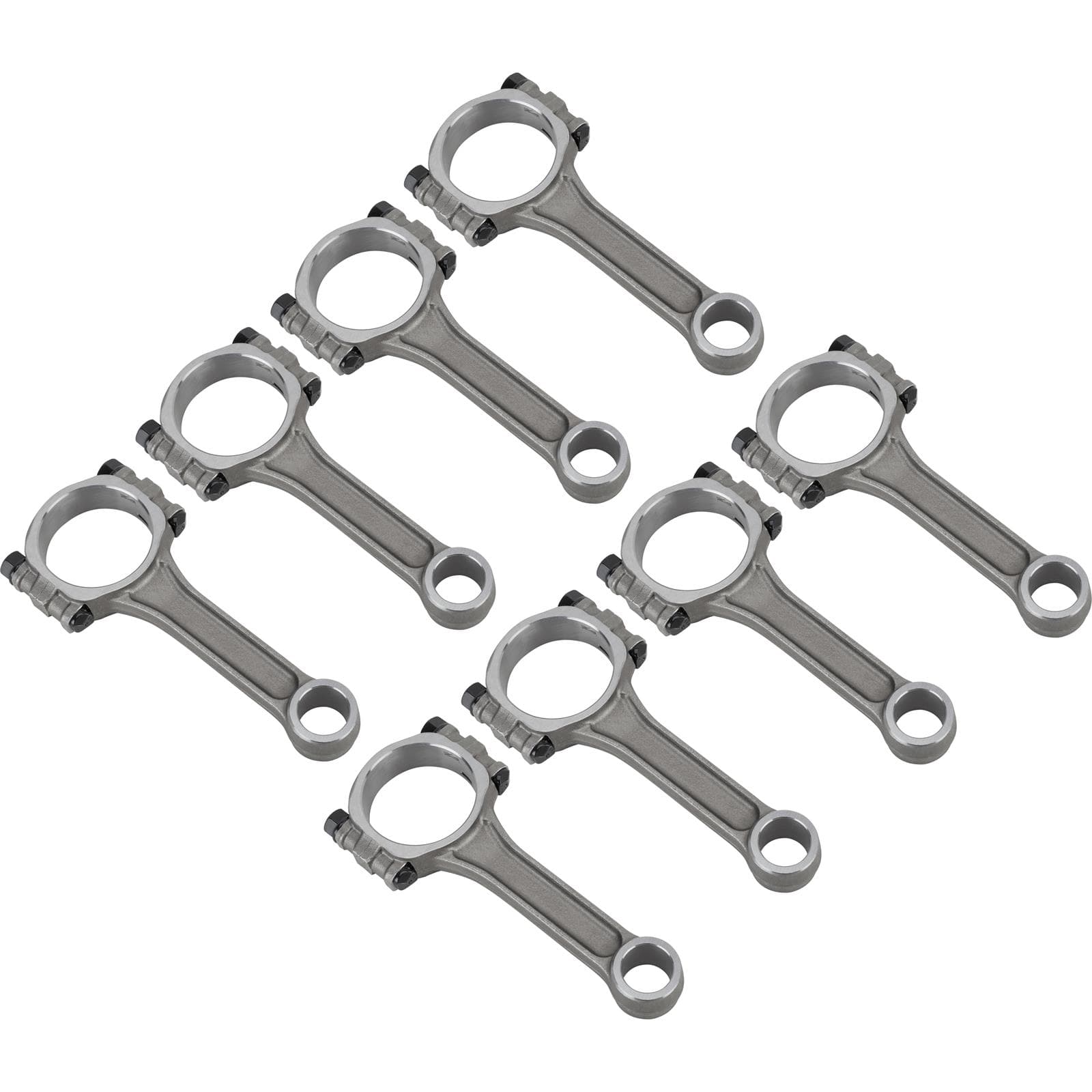 Scat 3-ICR5700P SBC 5140 Steel I-Beam Rods, 5.7 Inch, Press Pin