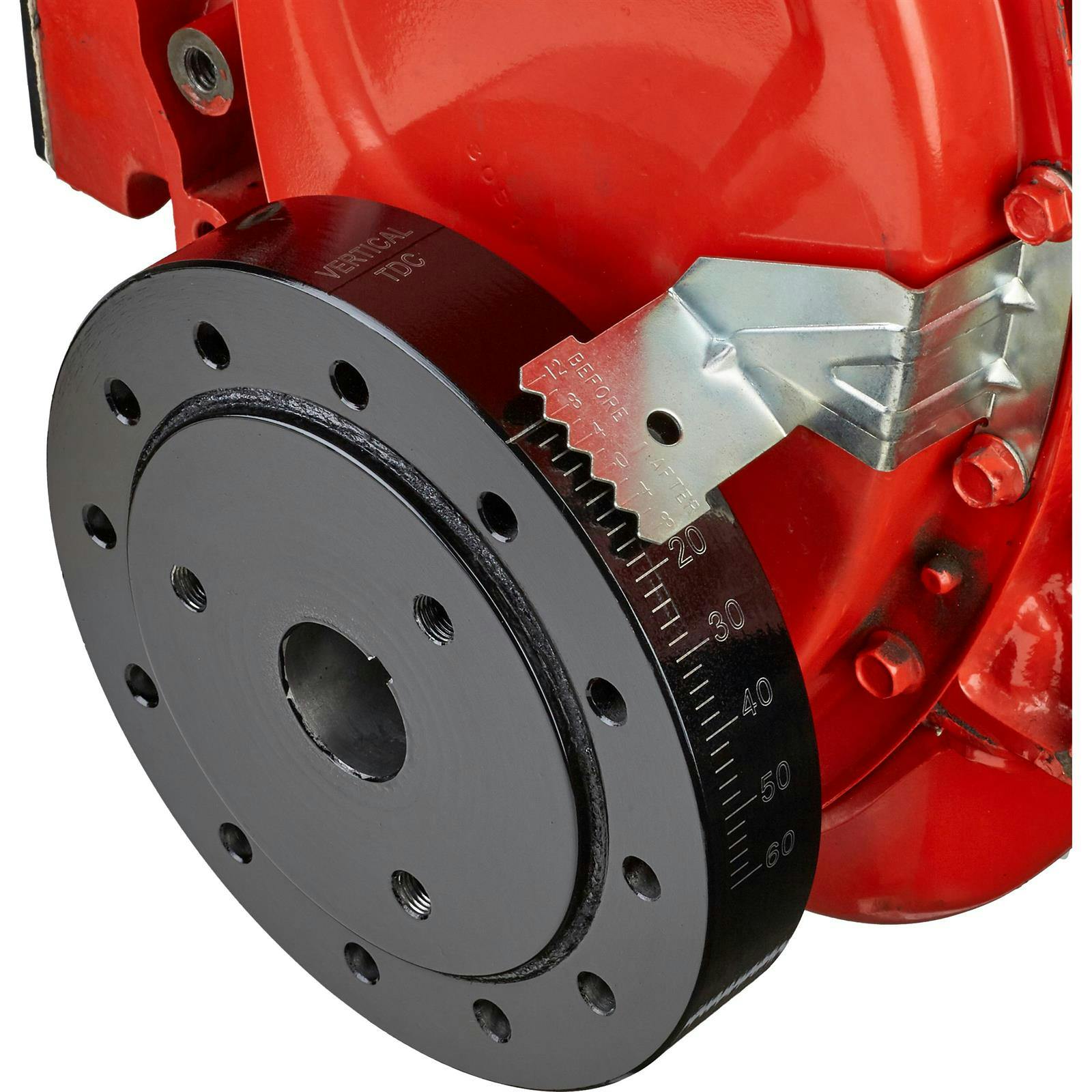 Small Block Chevy Harmonic Balancer, 6-3/4 Inch, Black