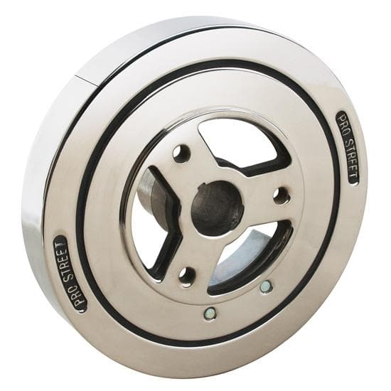 Small Block Chevy 400 Harmonic Balancer, 8 Inch, Stainless Steel