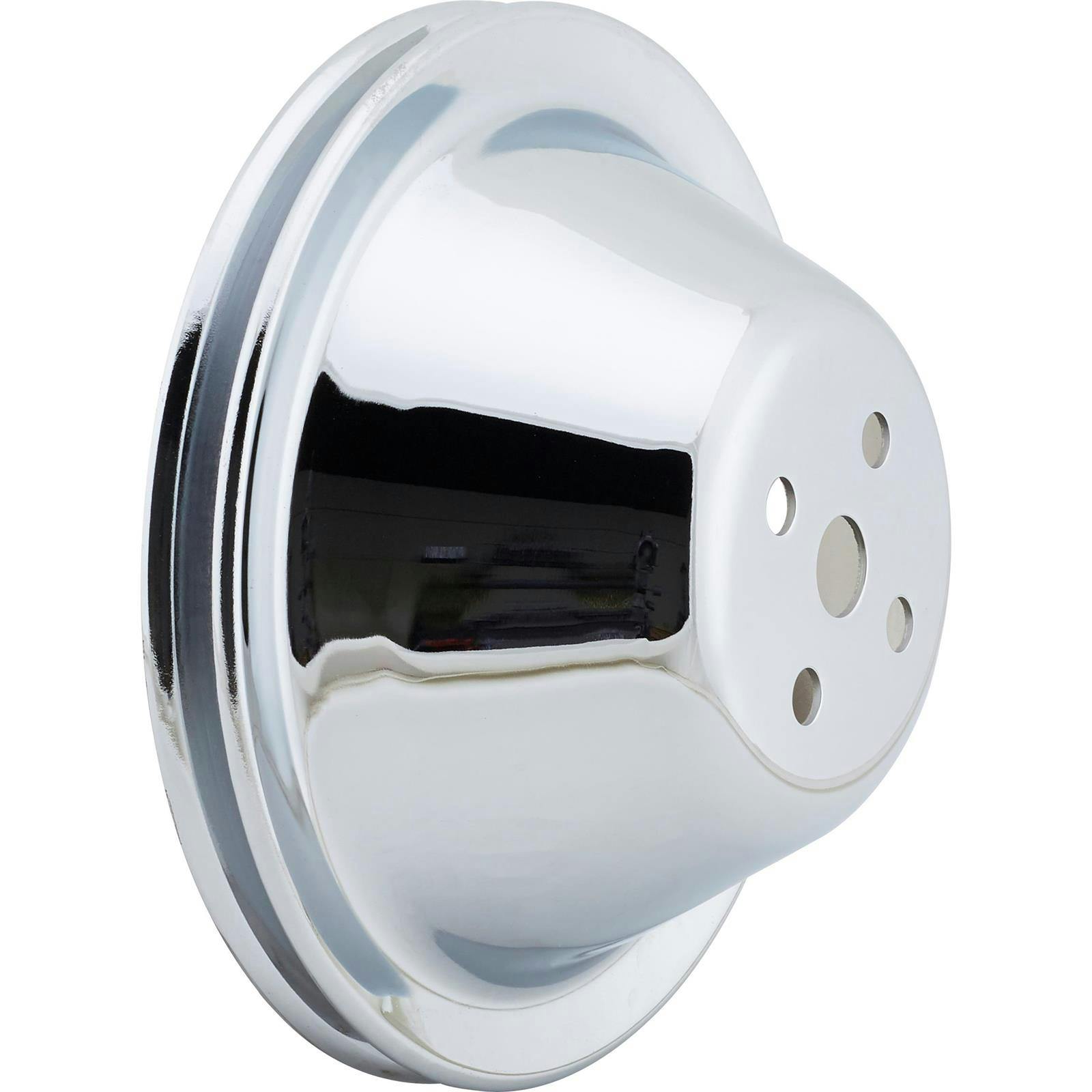 1955-68 Small Block Chevy Single Groove Upper Pulley, Short Water Pump